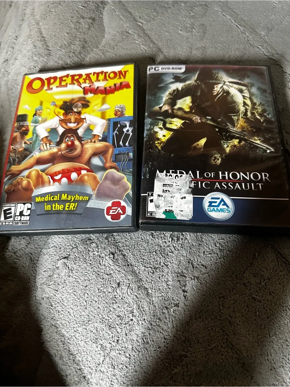 Operation Mania & Medal of Honor PC Game Bundle -USED-